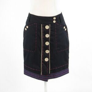 Navy blue VAN-DOS pencil skirt IT38 4